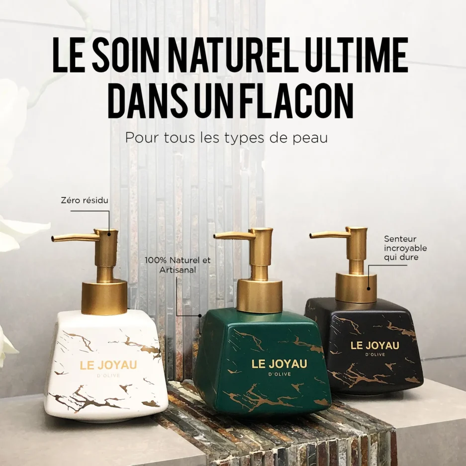 Flacon de savon naturel et artisanal. Distributeur de savon